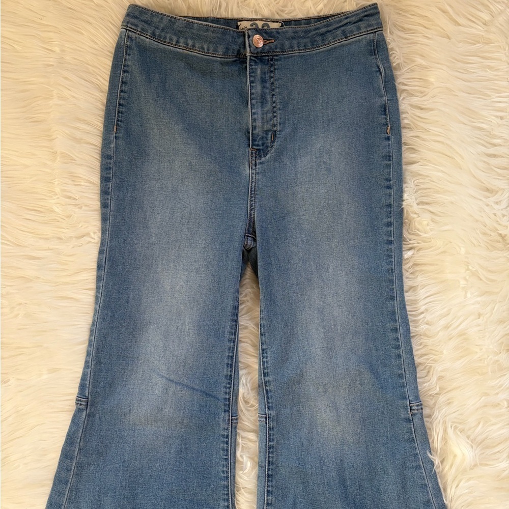 We the Free High Rise Cropped Flare Jeans - Picture 3 of 7